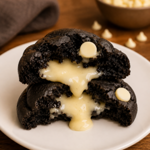 Black com Recheio de Ganache Branco e Gotas de Chocolate Branco
